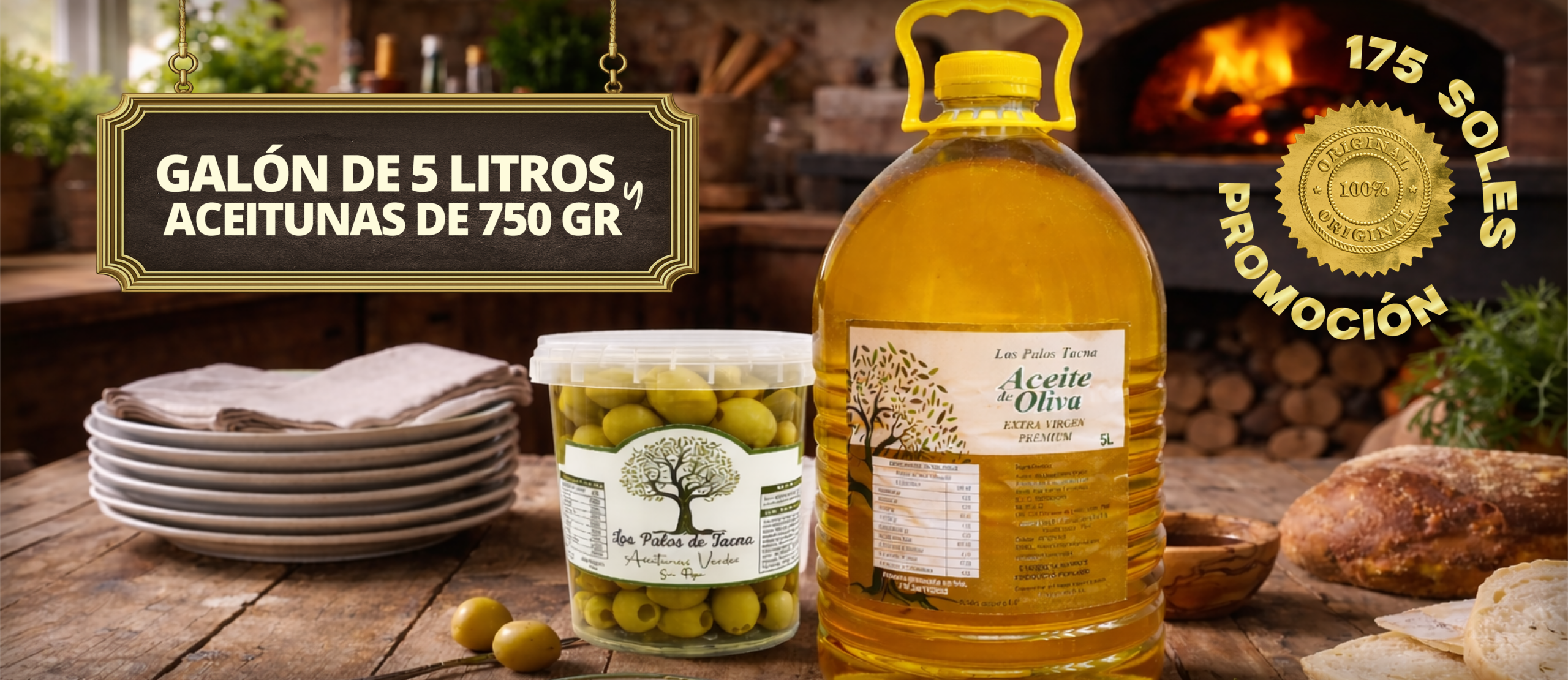 Promoción Galón Aceite de Oliva - Súper Combo Familiar
